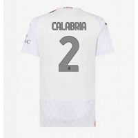 AC Milan Davide Calabria #2 Gostujuci Dres za Ženska 2023-24 Kratak Rukav